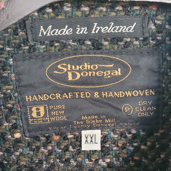Vintage Studio Donegal Hancrafted & Handwoven Wool Coat - Picture 3 of 15
